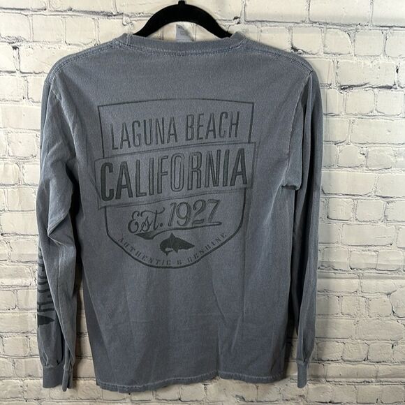 👕✨ Long Sleeve T-Shirt - Laguna Beach, California - Vintage Look - Size Small - Picture 3 of 3